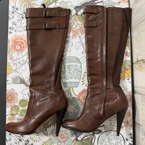 Cole Haan Brown Heeled Boots